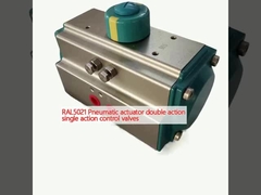 RAL5021 Pneumatic actuator double action single action control valves