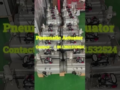 AT pneumatic actuator with limit switch box APL210