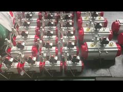 Silver Color Single Action 90 Degree Pneumatic Actuator Control Valve